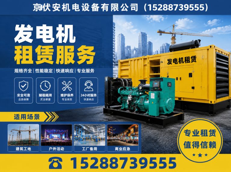 营口静音发电车租赁展示图